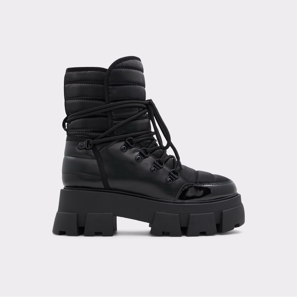 Aldo’s women winter puffer quilted boots